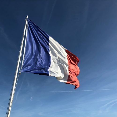drapeau de la france